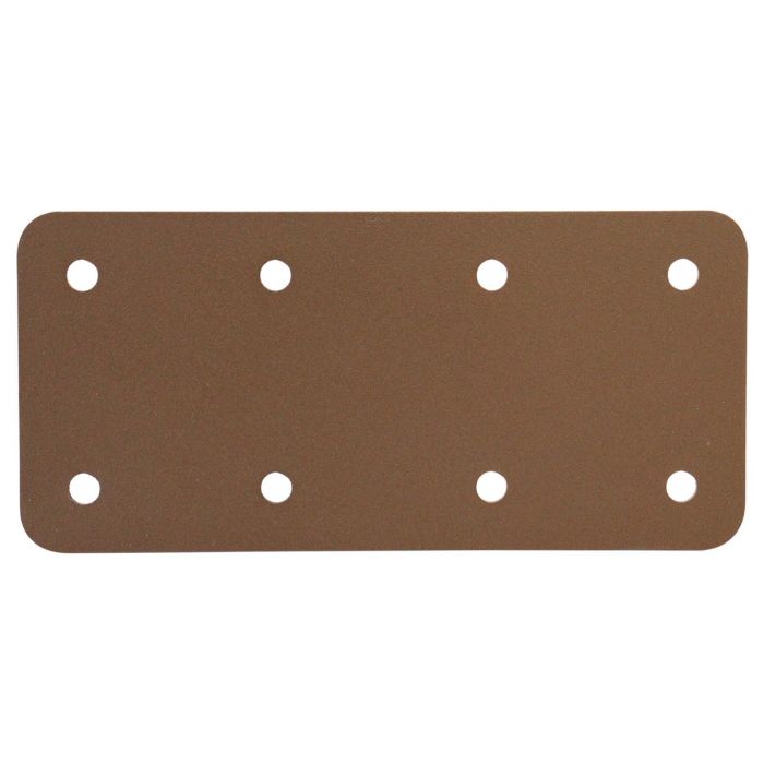 Short Internal Sleeper Support Plate (Straight/Flat) 170mm No.4718 - Brown