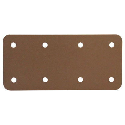 Short Internal Sleeper Support Plate (Straight/Flat) 170mm No.4718 - Brown