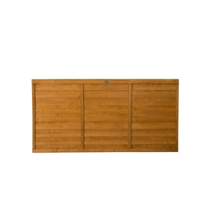 Forest Overlap Fence Panel 6ft x 3ft (1.83m x 0.91m) - Pack of 4