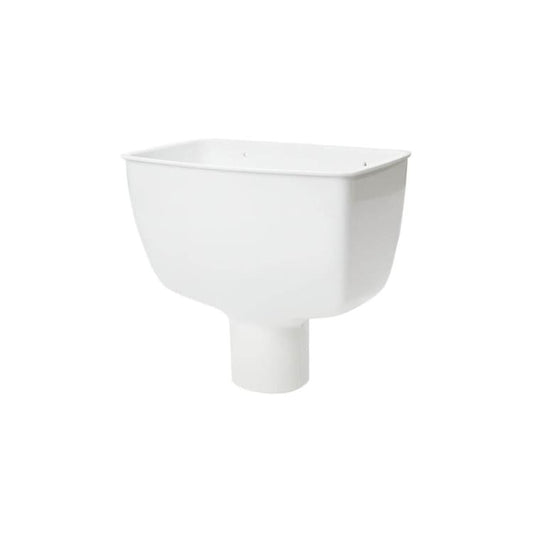 68mm Hopper Square / Round White – Efficient Rainwater Collection