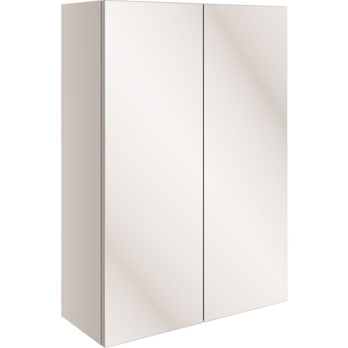 Stockton Mirrored Unit H720 x W600 x D218mm - White Gloss