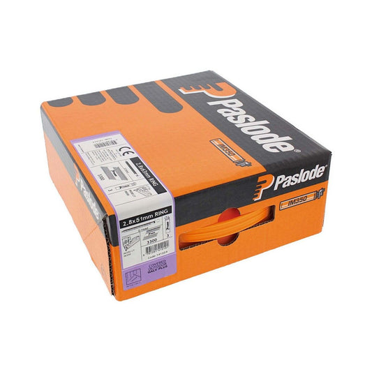 Paslode Impulse Nail & Fuel Pack RG 350/350+ 51 x 2.8mm - Galv Plus - (Pack of 3300)