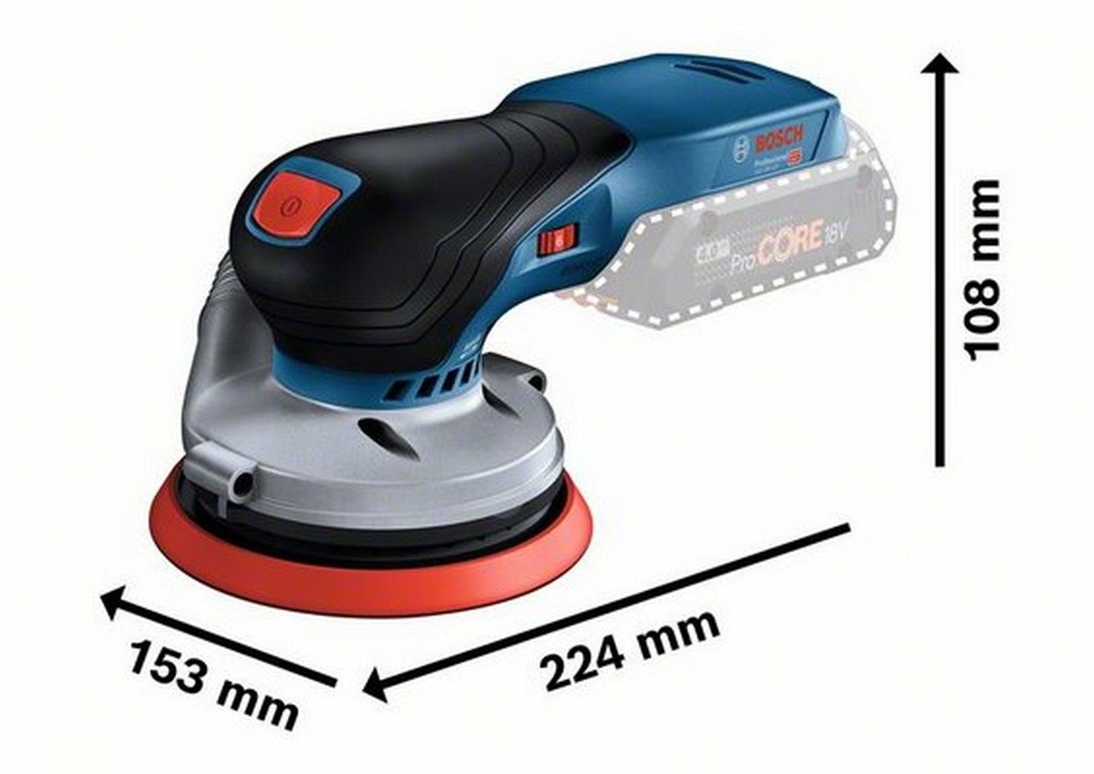 Bosch GEX 18V-125 Orbital Sander in L-BOXX (Body Only)