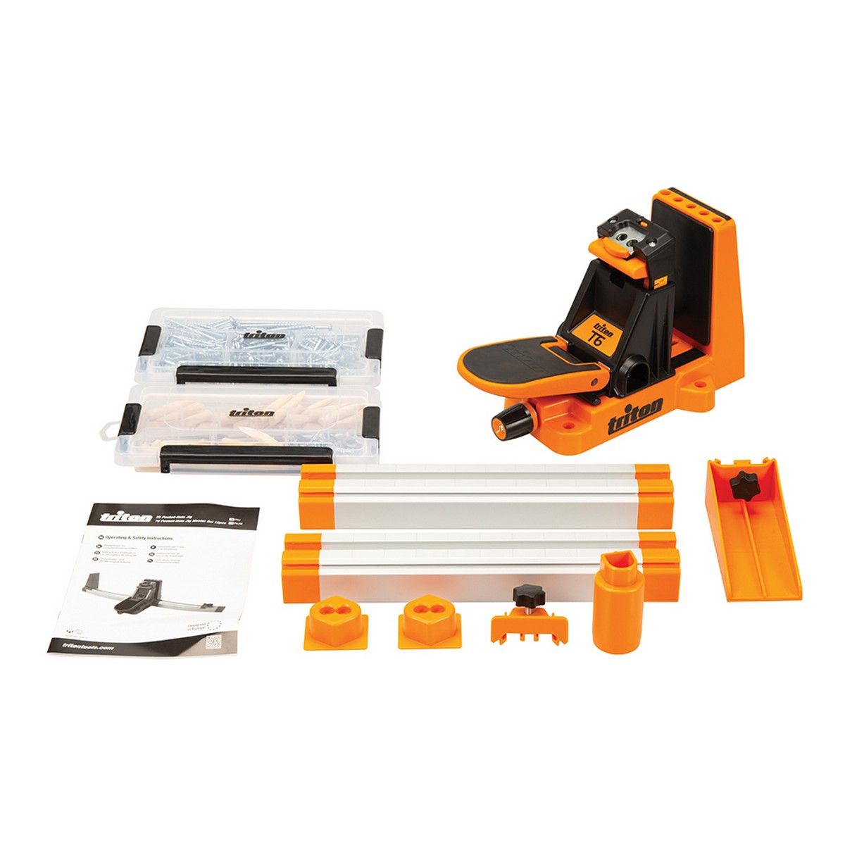 Triton T6 Pocket-Hole Jig Master Set (12 Piece)