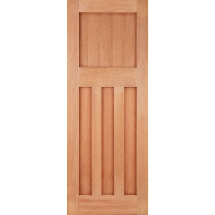 LPD DX30 4P M&T External Door - Unfinished Hardwood - 2083 x 864mm