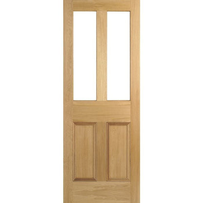Malton Solid Core Internal Door - Unfinished - Unglazed 2032 x 813mm Oak PPMAL32OAK
