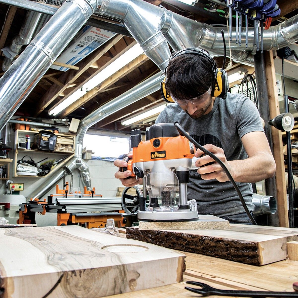 Triton 1400W Dual Mode Precision Plunge Router