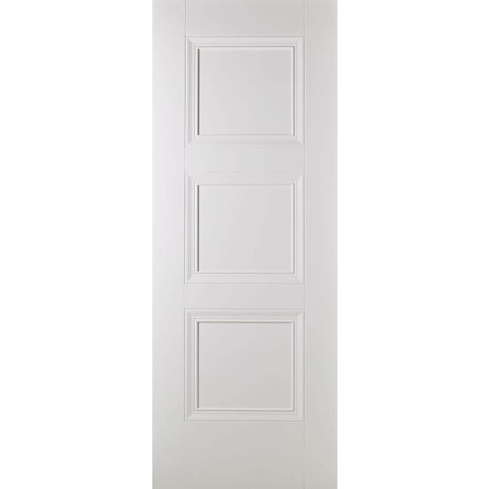 LPD Amsterdam 3P Internal Fire Door 1981 x 762mm White Primed Plus
