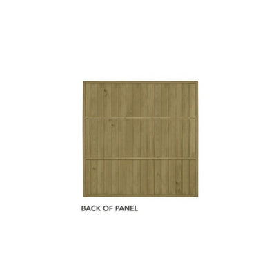 Forest Vertical T&G Fence Panel 6ft x 6ft (1.83m x 1.83m) Treated Timber (Pack of 3)