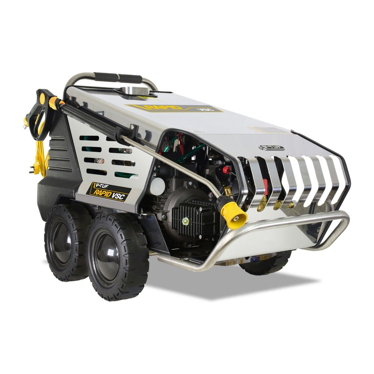 V-TUF RAPID M Industrial Hot Water Pressure Washer (100 Bar @ 11ltrs_Min) Stainless Steel