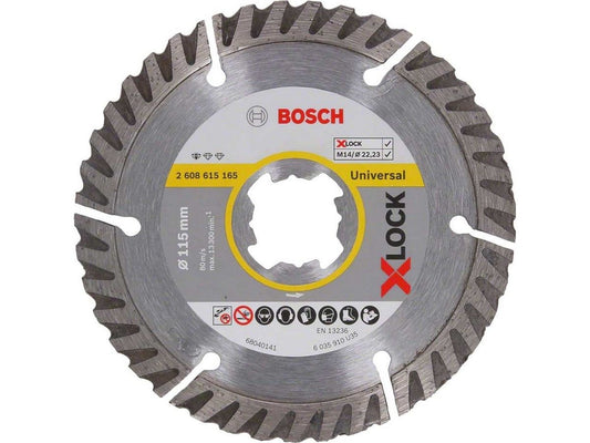 Bosch X-Lock Standard/Universal Diamond Blade 115mm