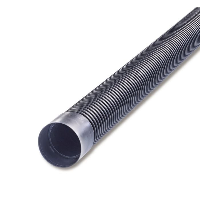Ridgicoil Twinwall Duct - 94/110mm x 6m Stick - Black