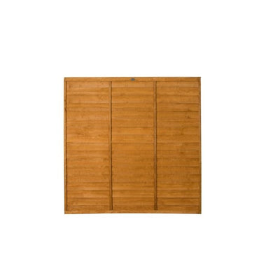 Forest Overlap Fence Panel 6ft x 6ft (1.83m x 1.83m) - Pack of 4
