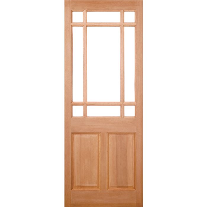 LPD Warwick 9L Unglazed M&T External Door 2135 x 915mm Unfinished Hardwood