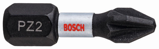 Bosch Impact Control Screwdriver Bit PZ2 x 25mm (2 Pack)