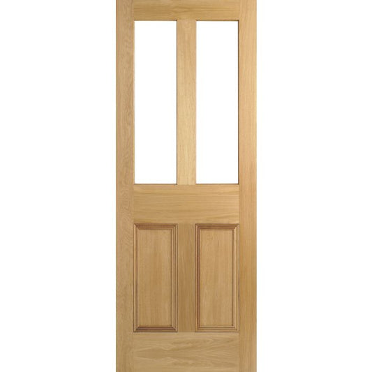 Malton Solid Core Internal Door - Unfinished - Unglazed 1981 x 686mm Oak PPMAL27OAK
