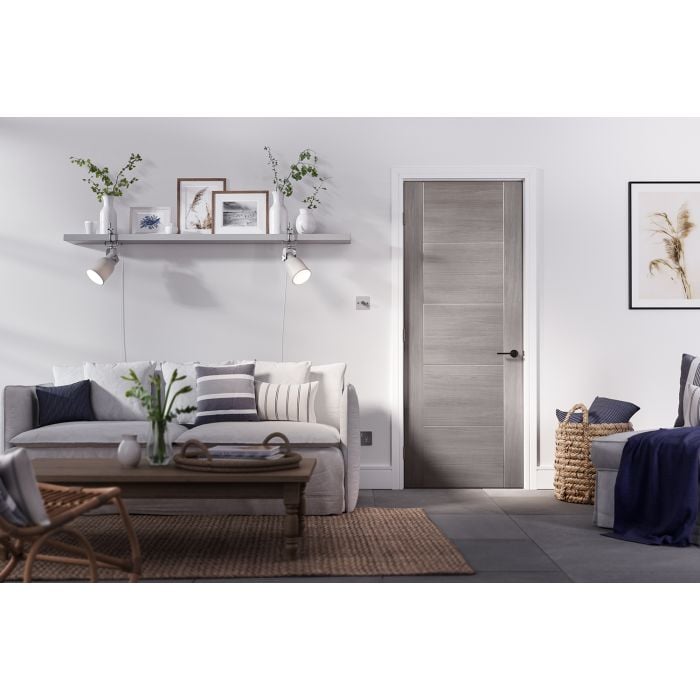 LPD Vancouver Internal Fire Door 1981 x 686mm Pre-Finished Light Grey Laminate