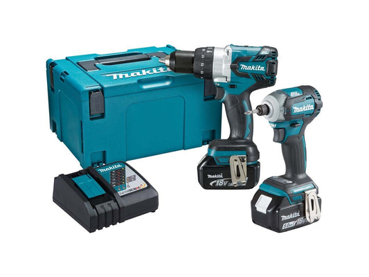 Makita DLX2214TJ Brushless Twin Kit with Combi Drill & Impact Driver 18V