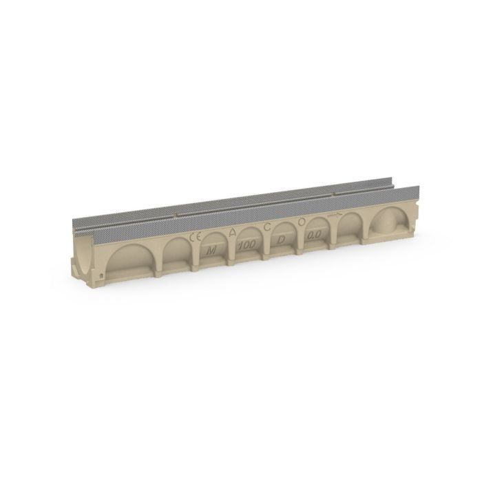 ACO MultiDrain M100D D400 Channel with Galvanised Rail No.0.0 - 1000mm