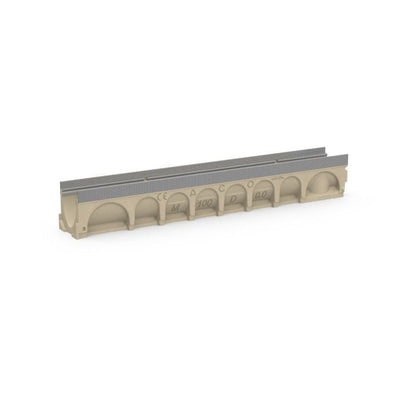 ACO MultiDrain M100D D400 Channel with Galvanised Rail No.0.0 - 1000mm