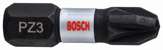 Bosch Impact Control Screwdriver Bit PZ3 x 25mm (2 Pack)