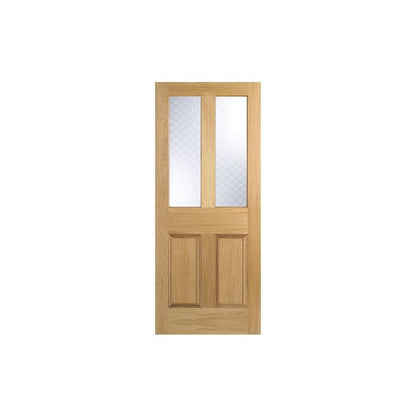 Malton Solid Core Internal Door - Unfinished - Unglazed 2032 x 813mm Oak PPMAL32OAK