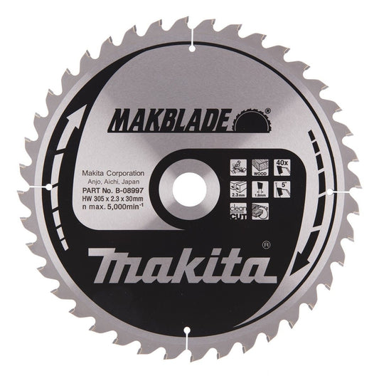 Makita Mitre Saw Blade 40T 305 x 30 x 2.3mm