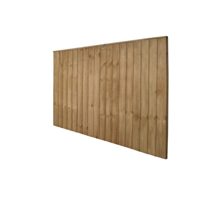 Forest Pressure Treated Closeboard Fence Panel 6ft x 4ft (1.83m x 1.22m) - Pack of 3