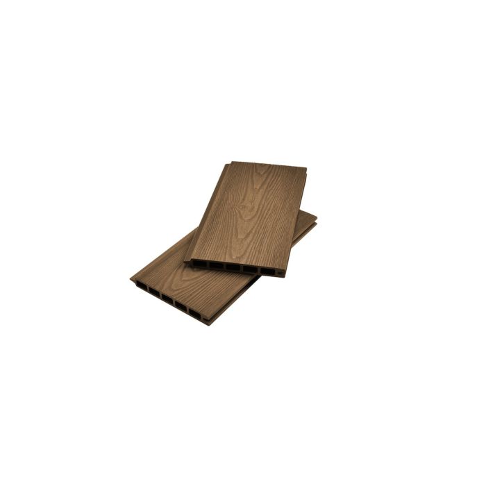 Piranha Composite Fence Board 1800x161x20mm - Brown Cedar
