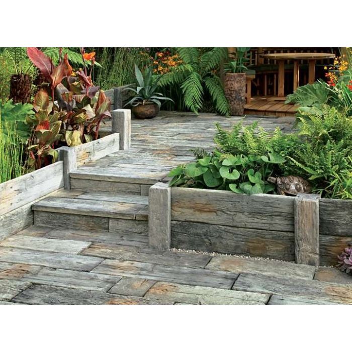 Timberstone Large Sleeper 900 x 225 x 50mm Driftwood