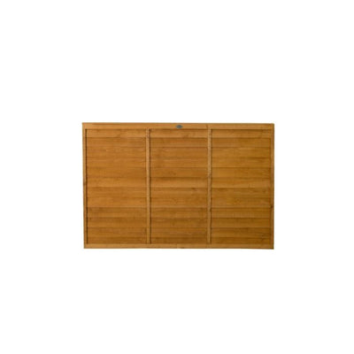 Forest Overlap Fence Panel 6ft x 4ft (1.83m x 1.22m) - Pack of 4