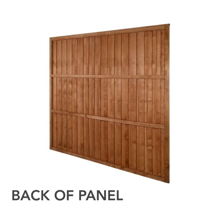 Forest Closeboard Fence Panel 6ft x 6ft (1.83m x 1.83m) - Pack of 4
