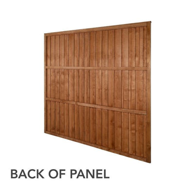 Forest Closeboard Fence Panel 6ft x 6ft (1.83m x 1.83m) - Pack of 4