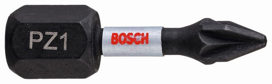 Bosch Impact Control Screwdriver Bit PZ1 x 25mm (2 Pack)
