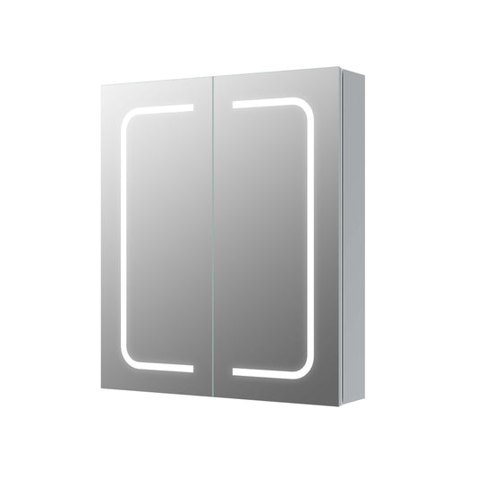 Sidford 2 Door Front-Lit LED Mirror Cabinet 600mm