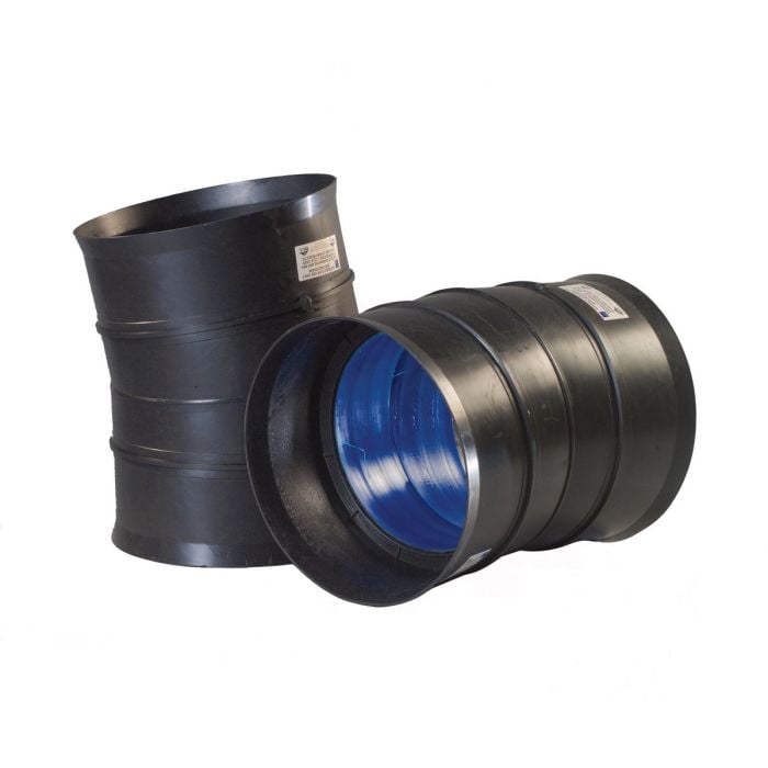 Ridgidrain Twinwall 225mm Bend 45deg