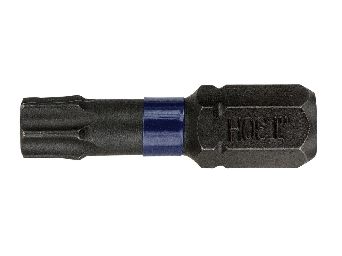 Irwin Impact Pro Performance TORX Screwdriver Bits 25mm TX30 (2 Pack)