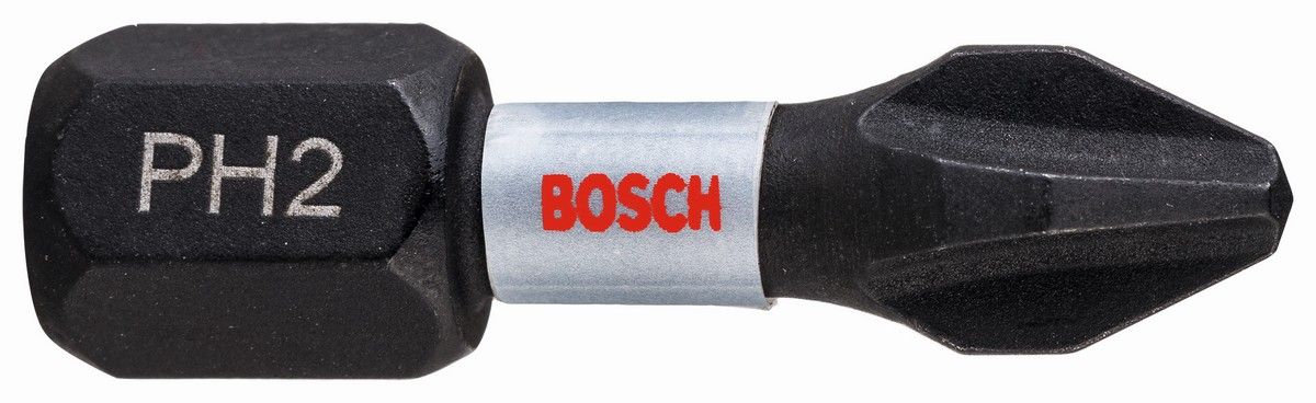 Bosch Impact Control Screwdriver Bit PH2 x 25mm (2 Pack)