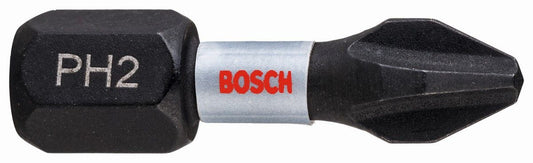 Bosch Impact Control Screwdriver Bit PH2 x 25mm (2 Pack)