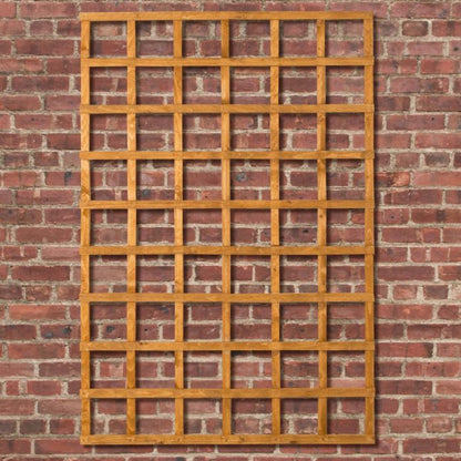 Forest Heavy Duty Trellis 1.83mtr x 1.22mtr - Treated Golden Brown (Pack of 4)