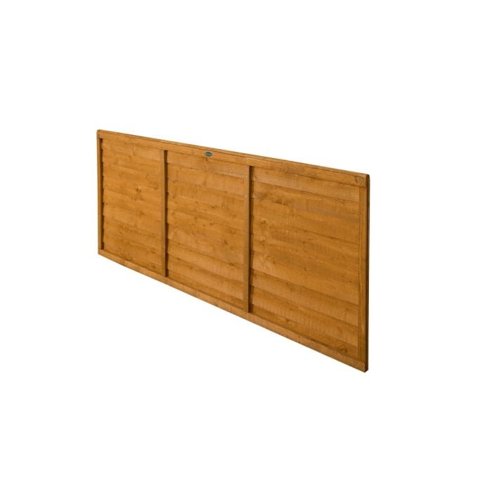Forest Overlap Fence Panel 6ft x 3ft (1.83m x 0.91m) - Pack of 4