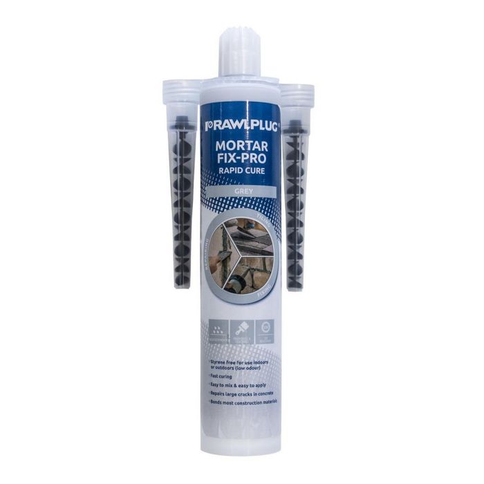 Rawlplug Fix-Pro Rapid Cure Mortar 300ml Grey