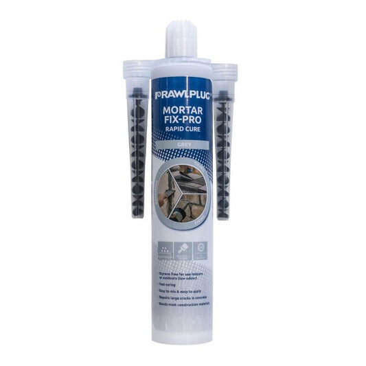 Rawlplug Fix-Pro Rapid Cure Mortar 300ml Grey