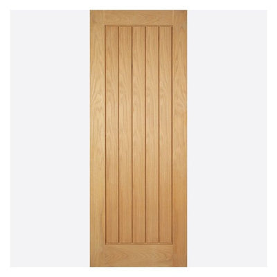 Belize Solid Core Internal Fire Door - Unfinished - 2040 x 926mm Oak OBELFC926