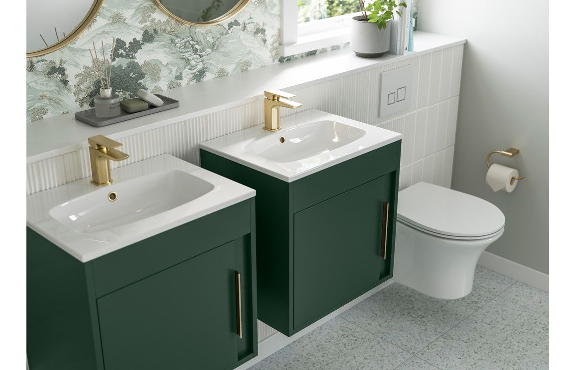 Farnham 510mm Floor Standing Unit(Basin Included) - Matt Antique Rose