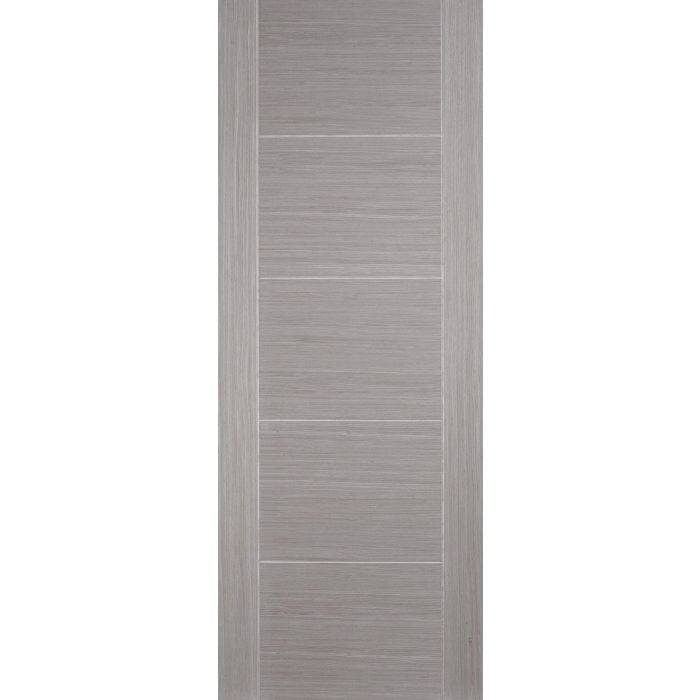 Vancouver Solid Core Internal Door - Prefinished - 1981 x 838mm Light Grey LGRVAN33