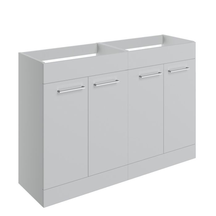 Helston Floor Standing 2 Door Basin Unit Run 1180mm (Top Not Included)