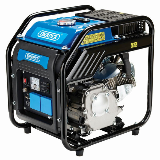 Draper Open Frame Petrol Inverter Generator - 2800W (3200W Max)