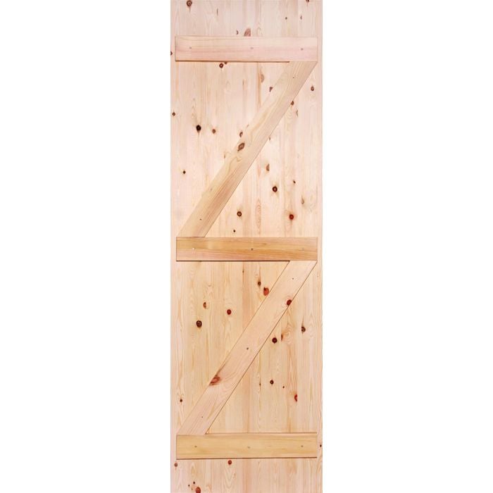 LPD 38mm L&B External Door 1981 x 762mm - Unfinished Redwood