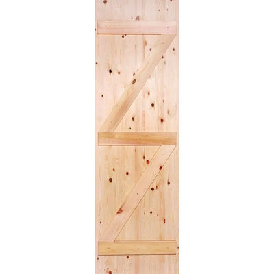 LPD 38mm L&B External Door 1981 x 762mm - Unfinished Redwood
